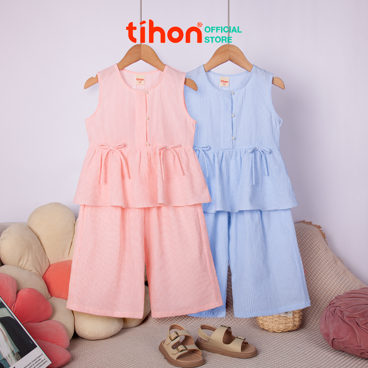 Set bộ BG sát nách đính khuy ngọc 106