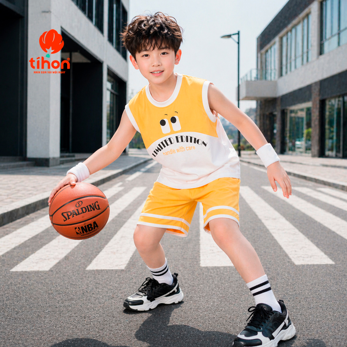 Set bộ Bé Trai sát nách phối màu 905