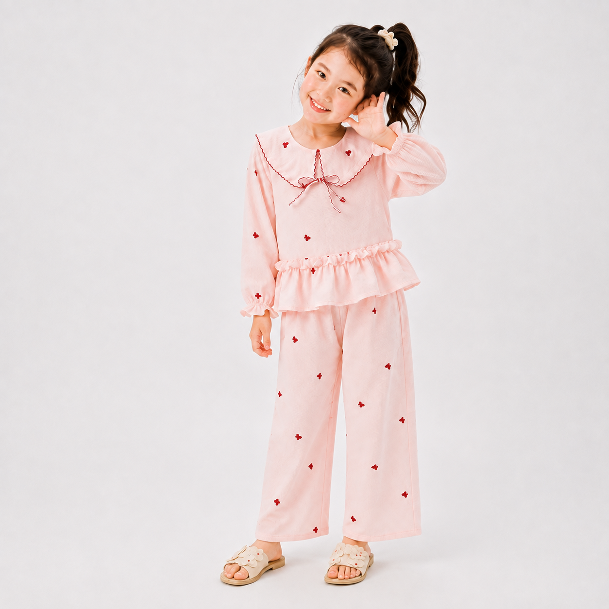 Sét bộ Bé gái 90544358 - Hồng - 90