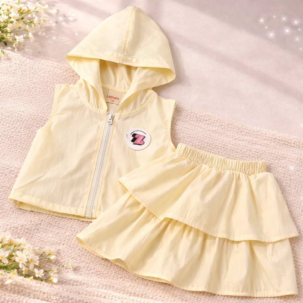 Set bộ bé gái sát nách phong cách 106
