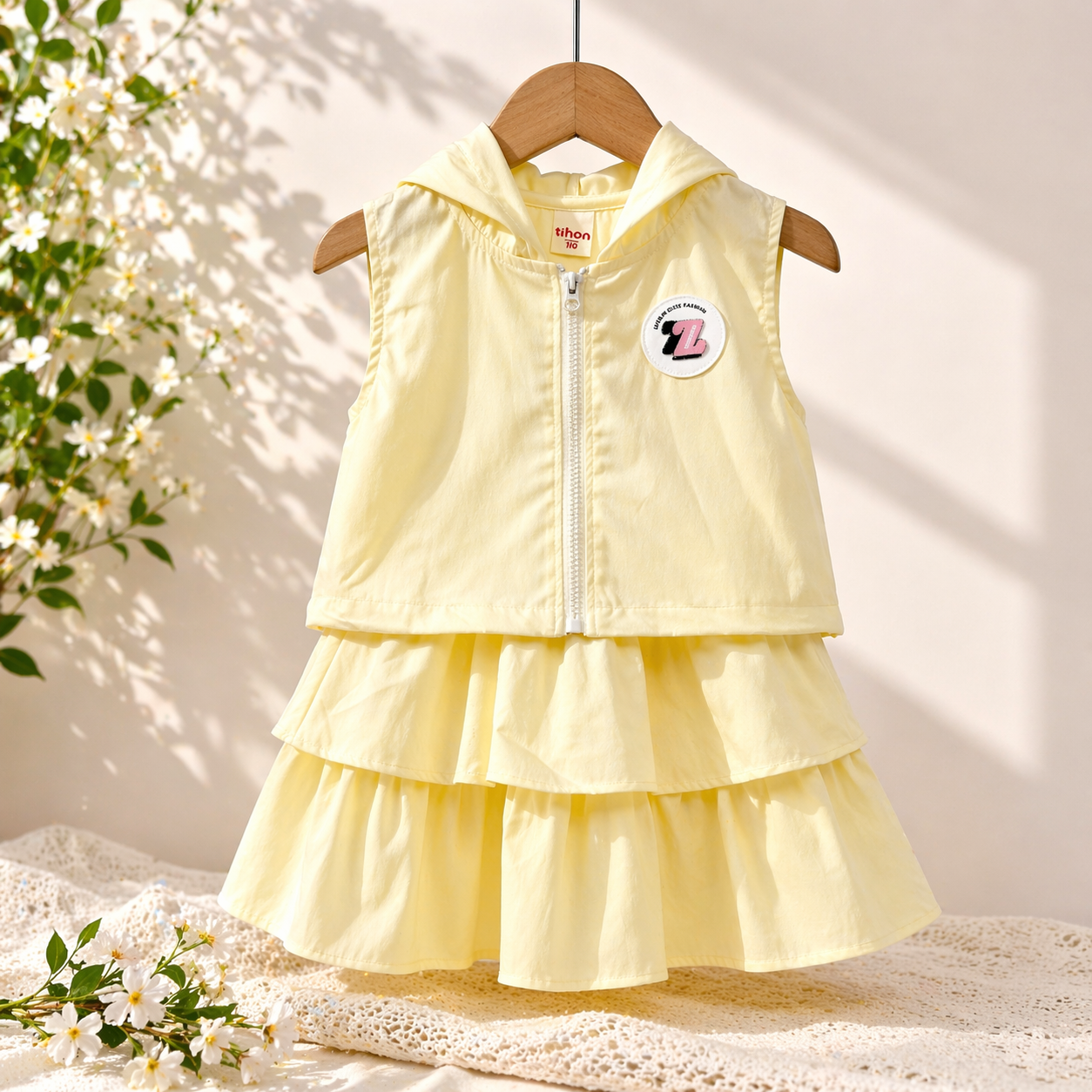 Set bộ bé gái sát nách phong cách 106