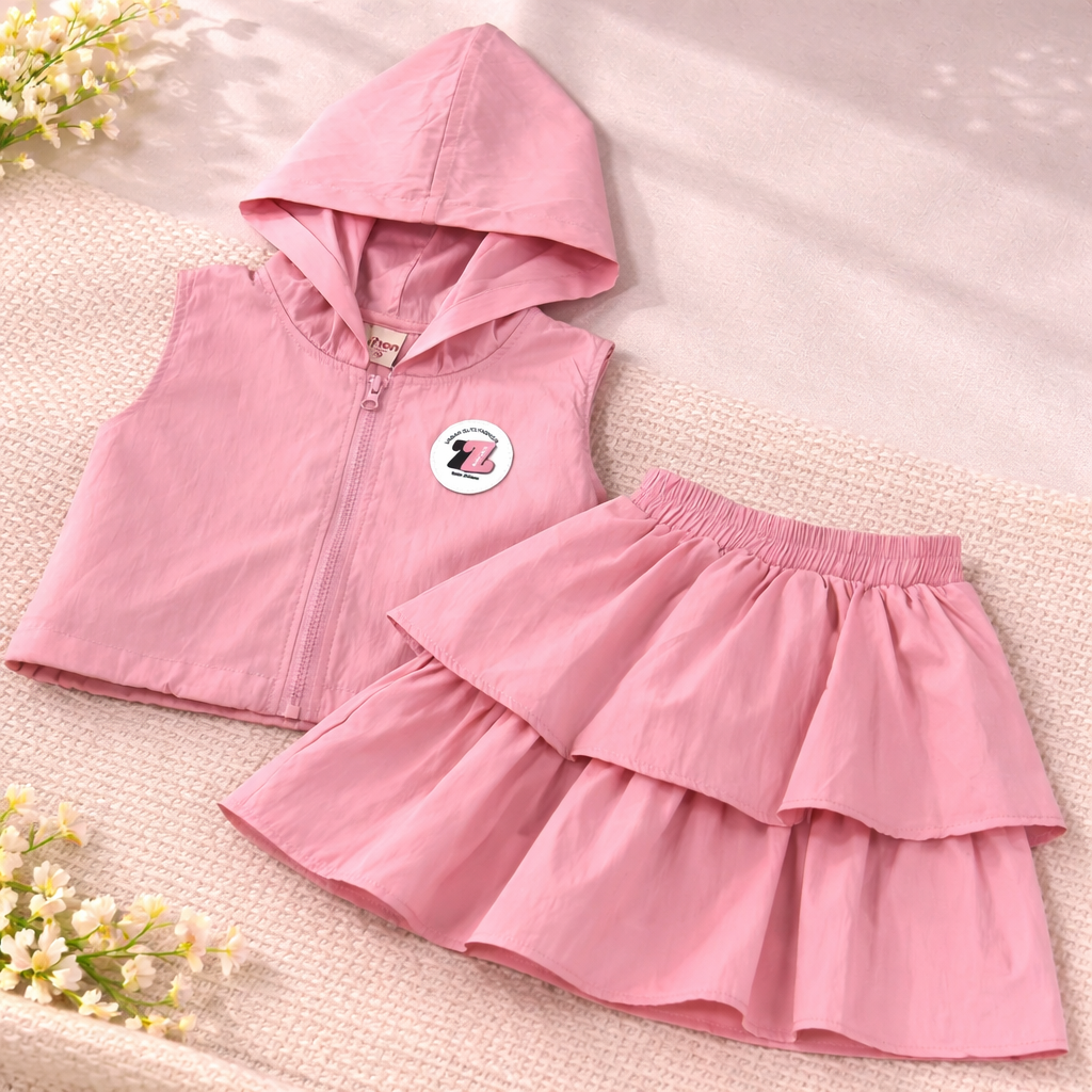 Set bộ bé gái sát nách phong cách 106