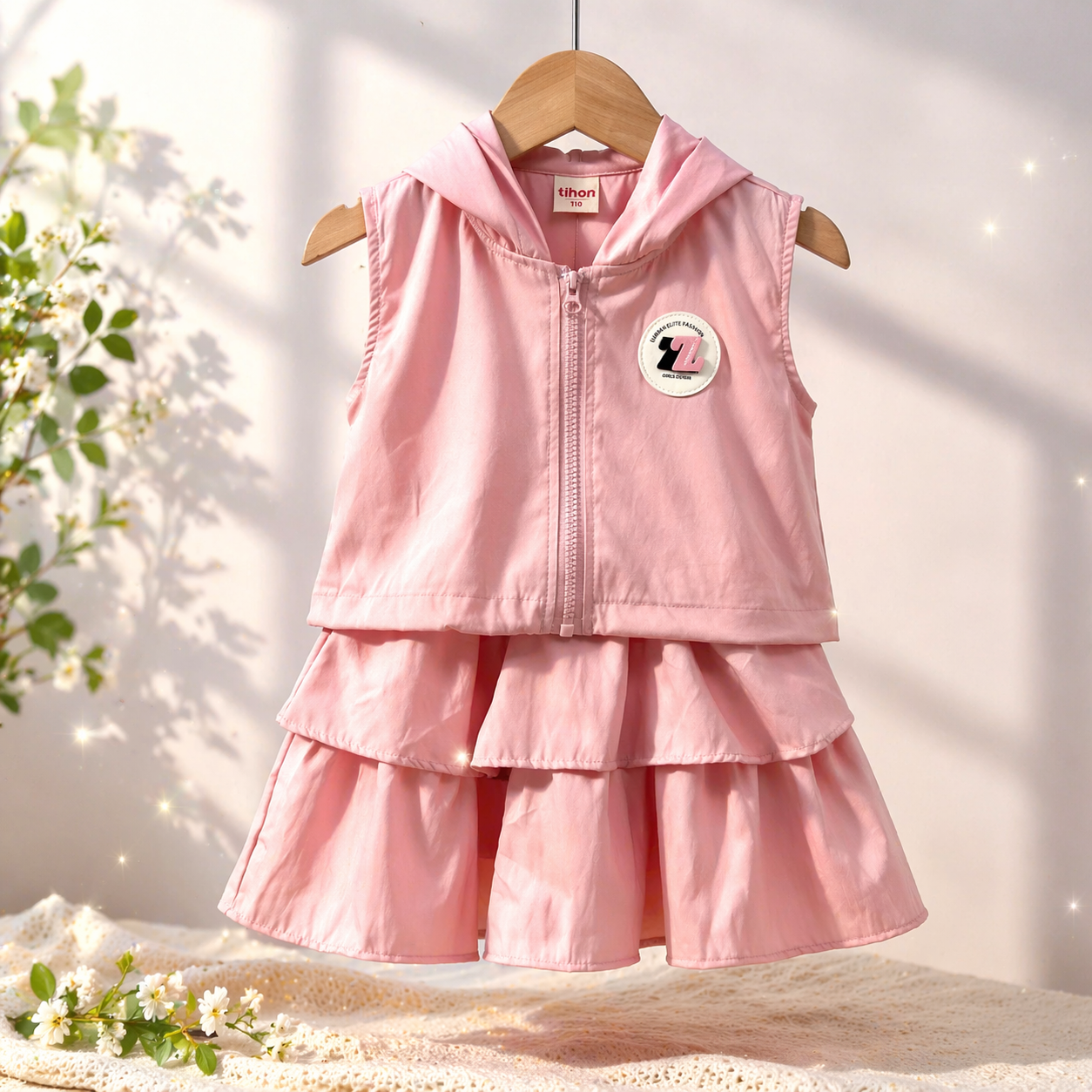 Set bộ bé gái sát nách phong cách 106