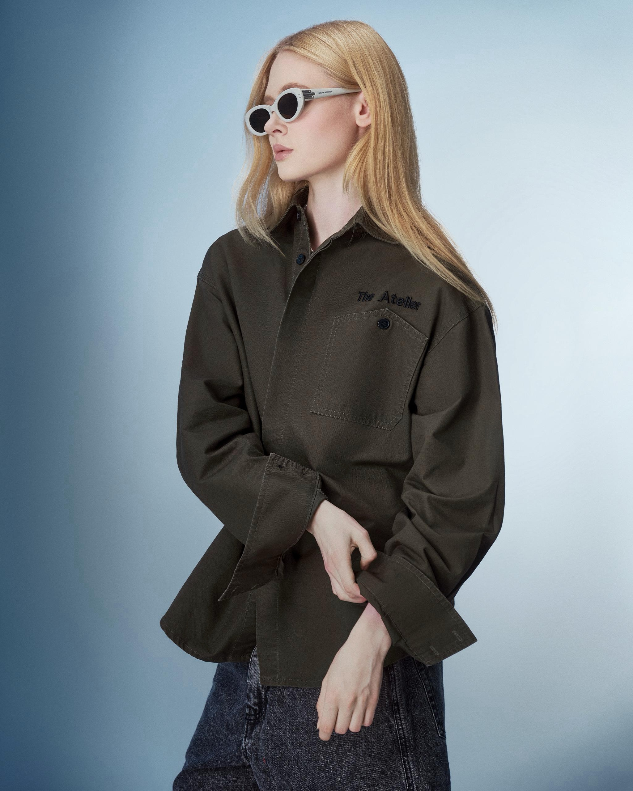 ATELIER SHIRT ( RÊU XÁM )
