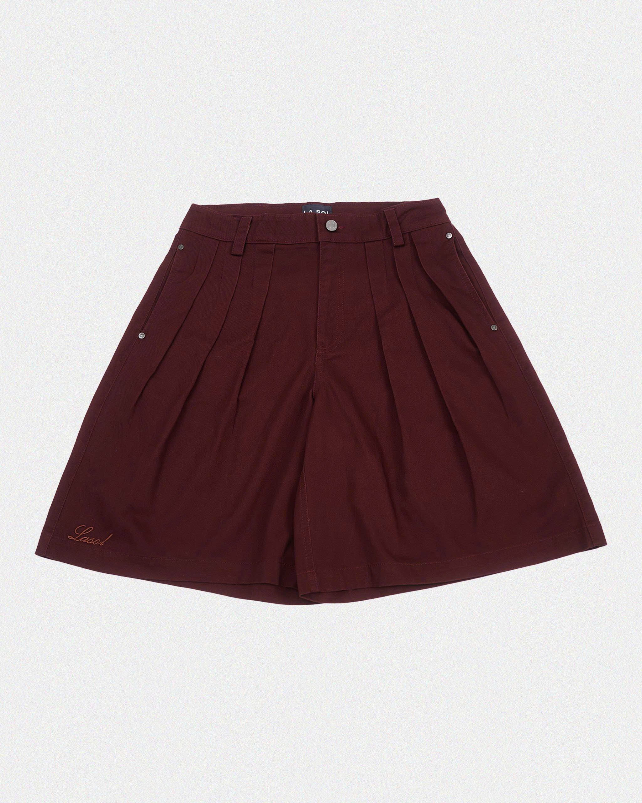 BOX PLEAT SHORT ( ĐỎ ĐÔ )