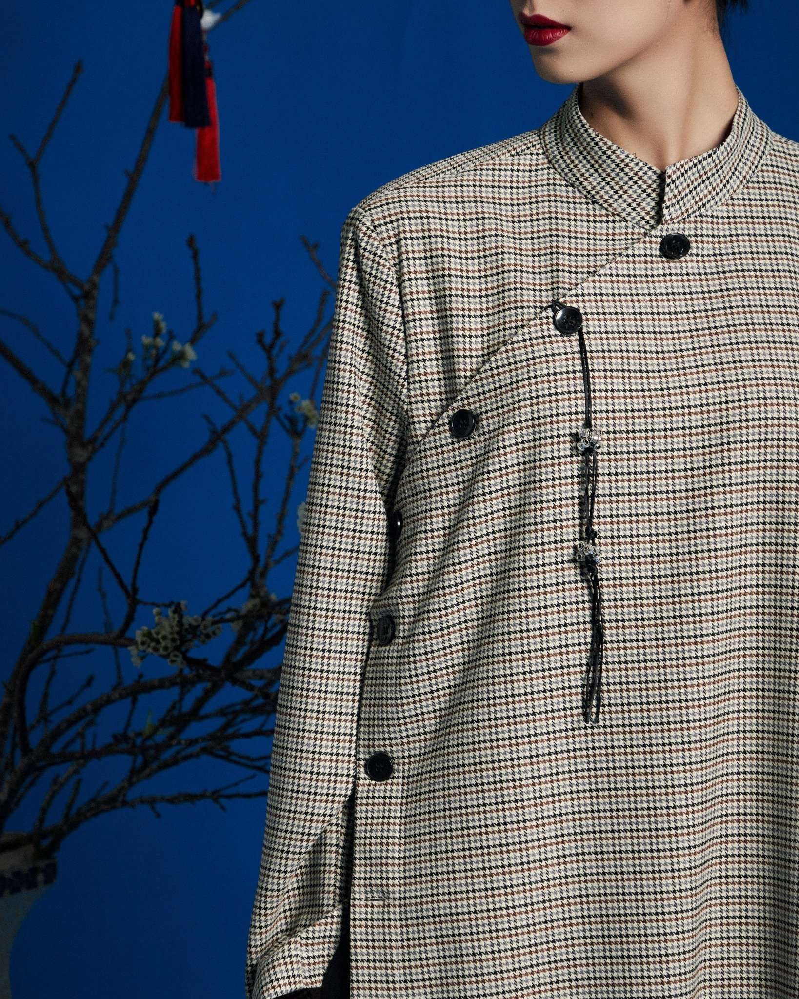 AODAI TRẦM ( NÂU HẠT PHỈ)