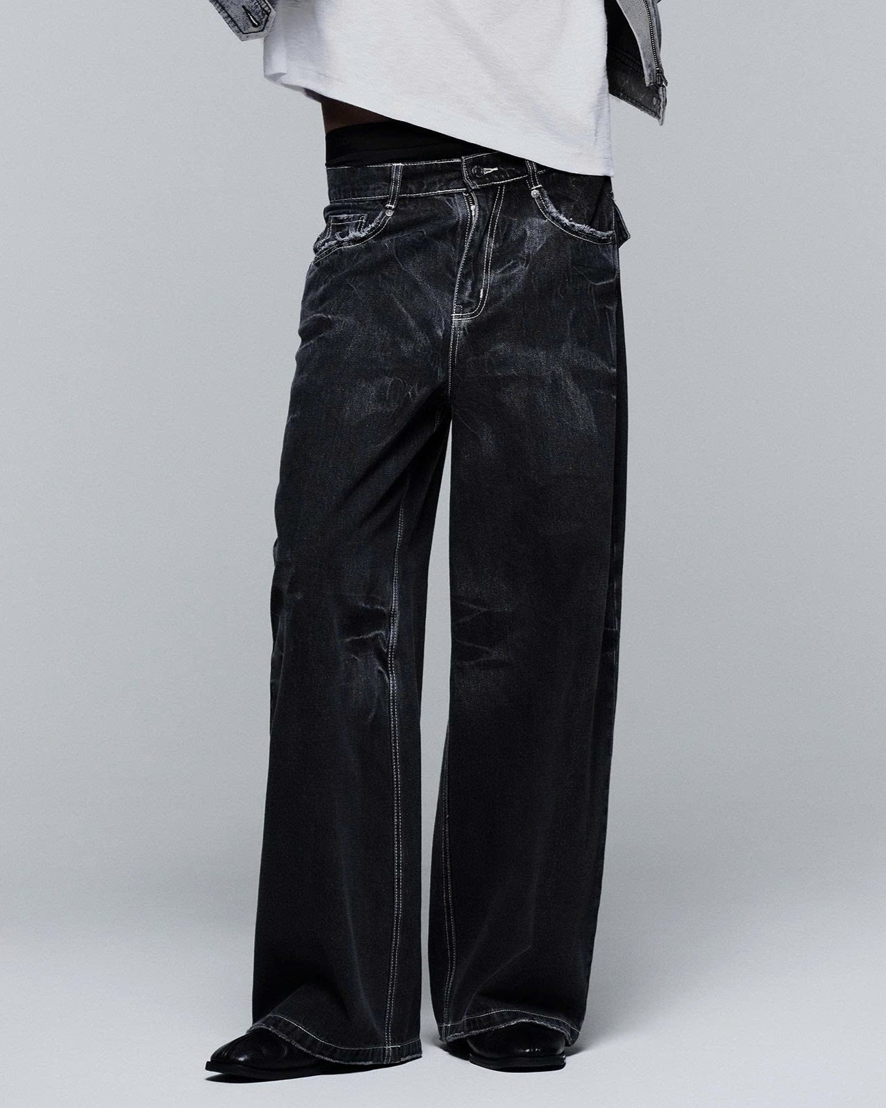 WAEVE JEANS ( XÁM ĐEN )