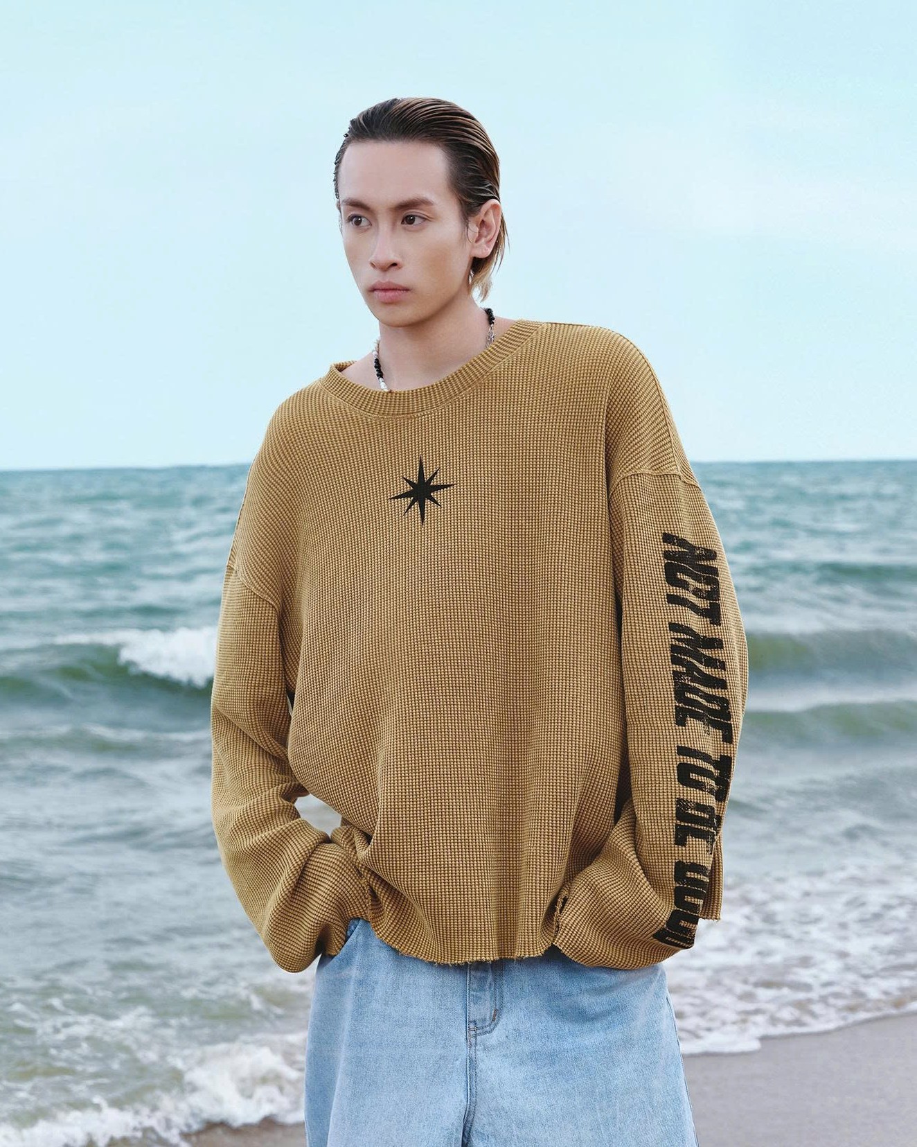 NMTBG LONGSLEEVE ( MUSTARD )