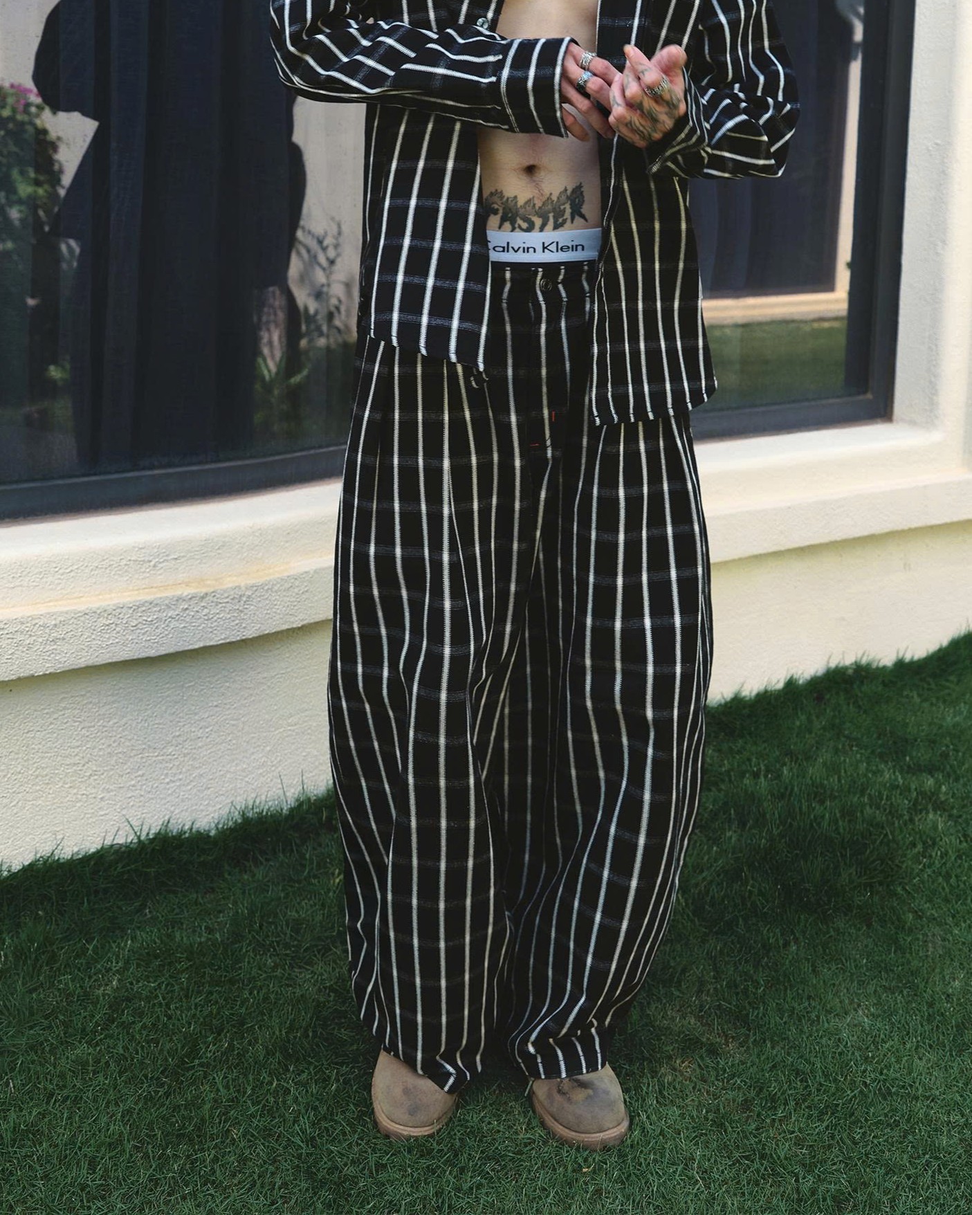 PLAID PANTS