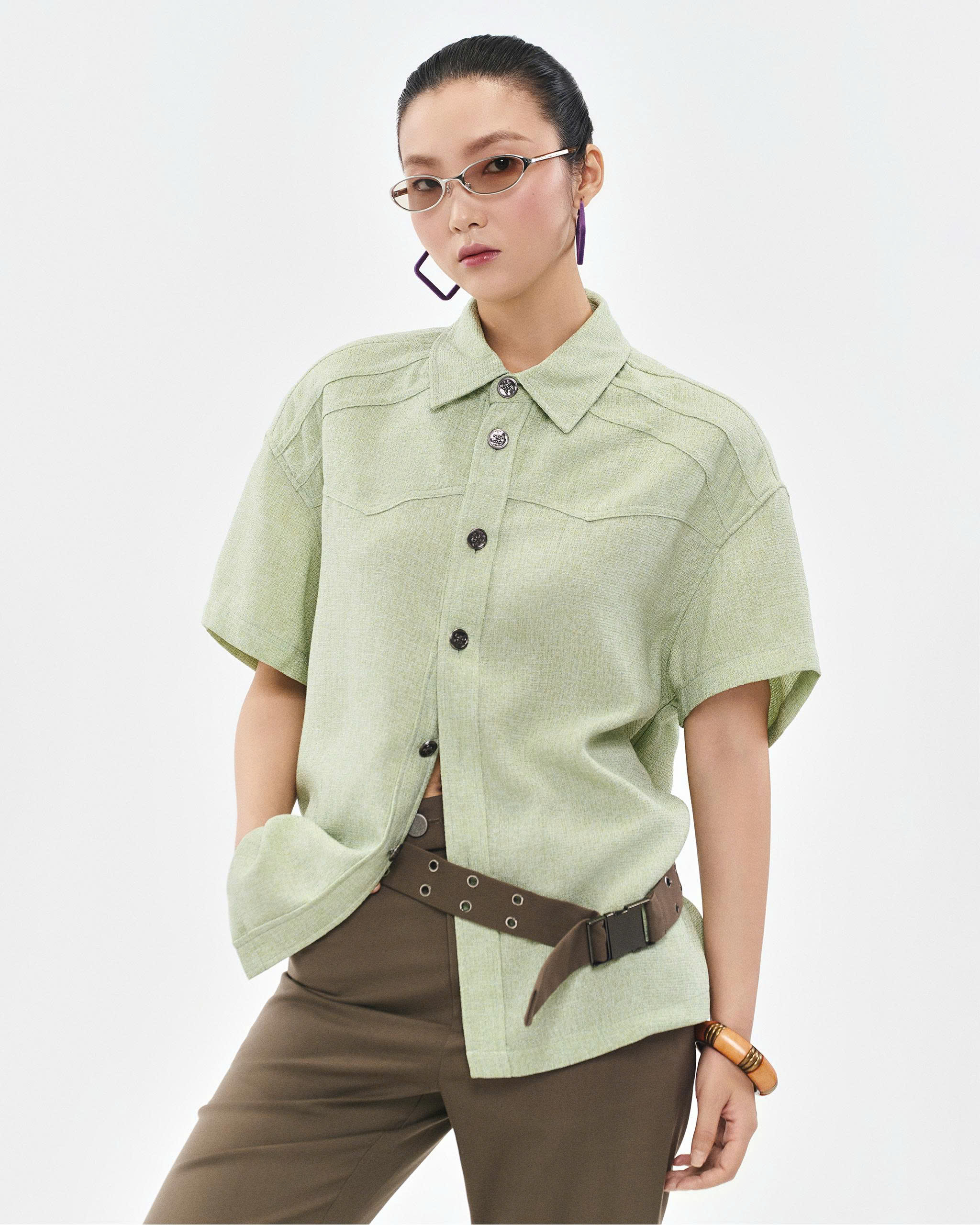 PLUSH SHIRT ( BƠ )