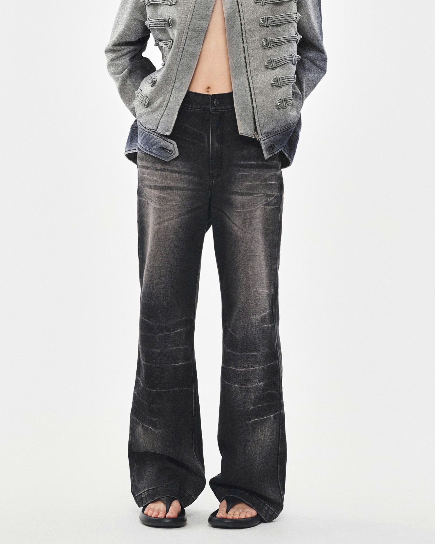 WHISKERED JEANS