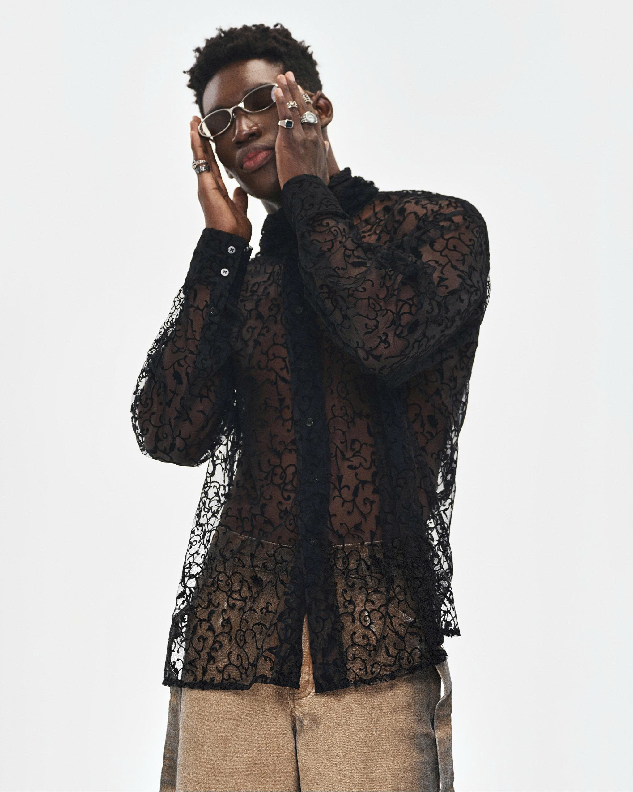 PATTERN HIGH SHIRT
