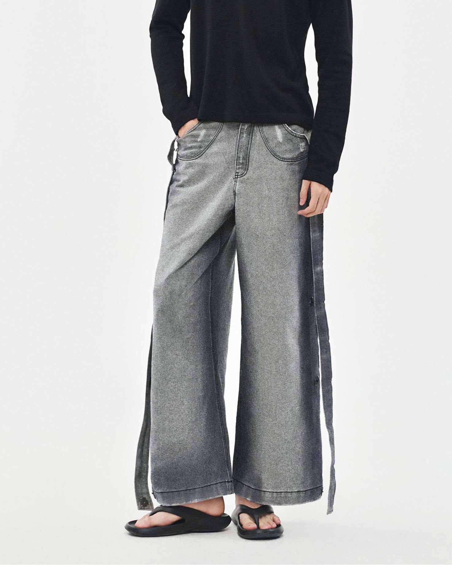 THE KING DENIM PANTS ( XÁM XANH )