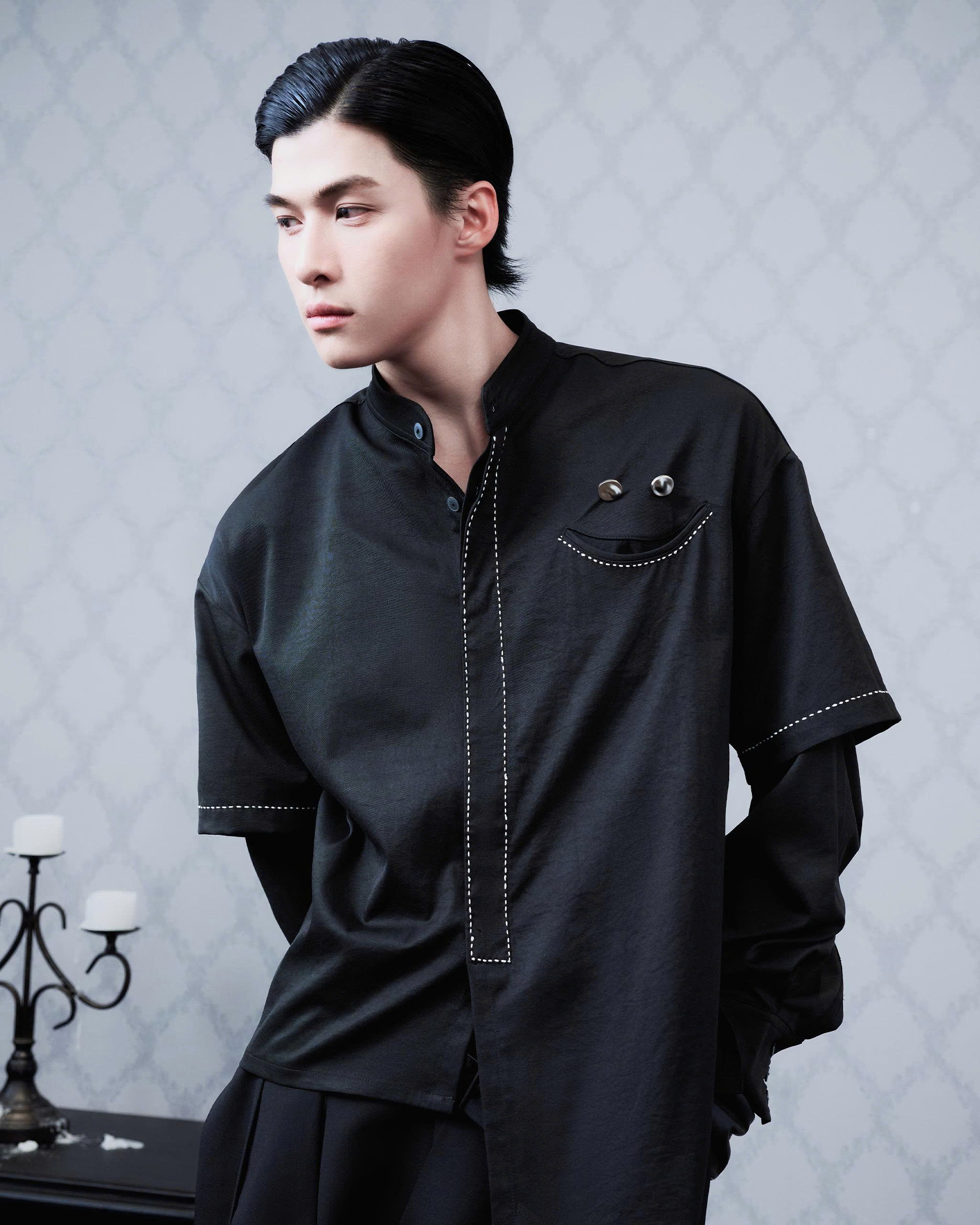 DRIFT SHIRT ( FADED BLACK )
