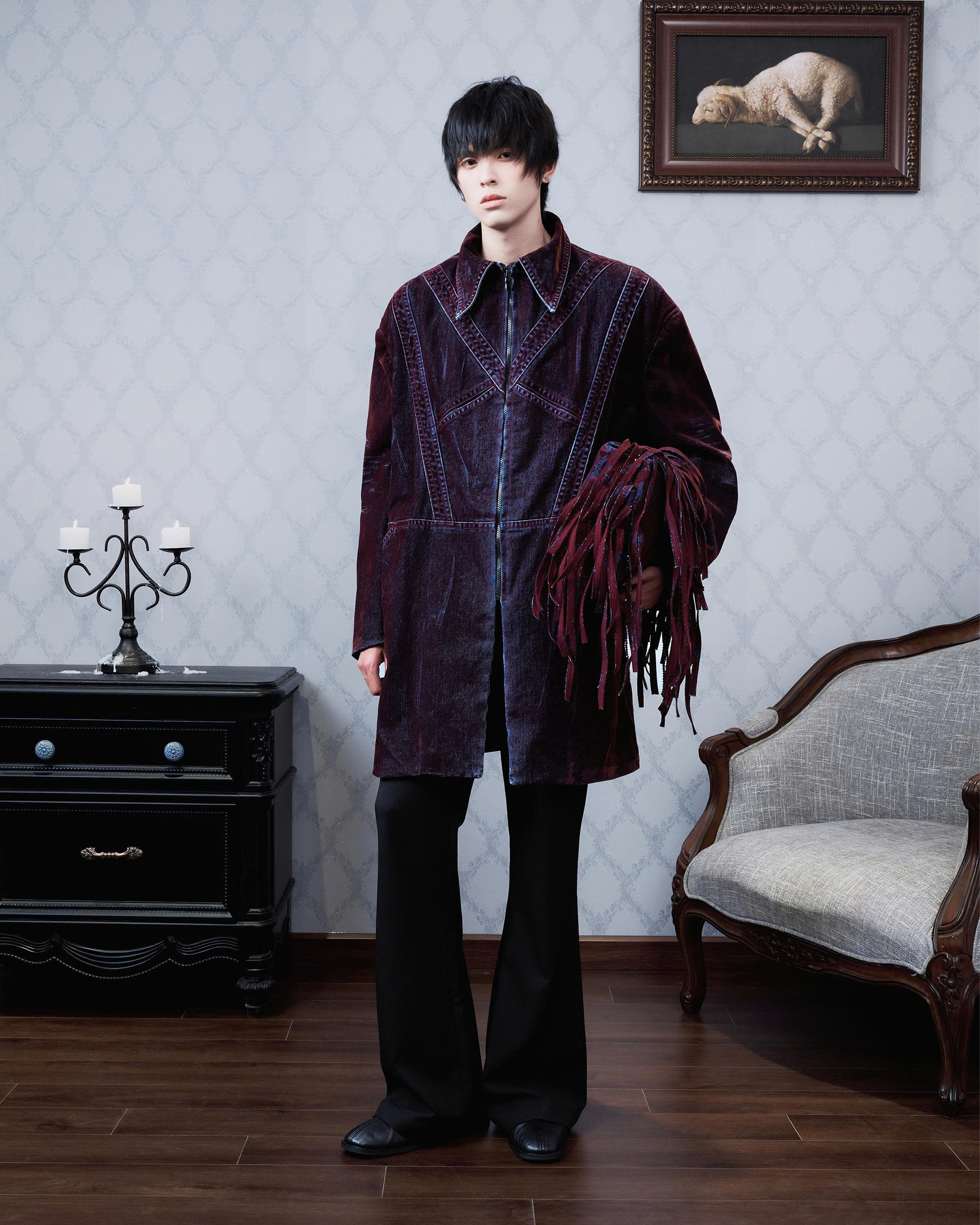 BURNT VELET COAT