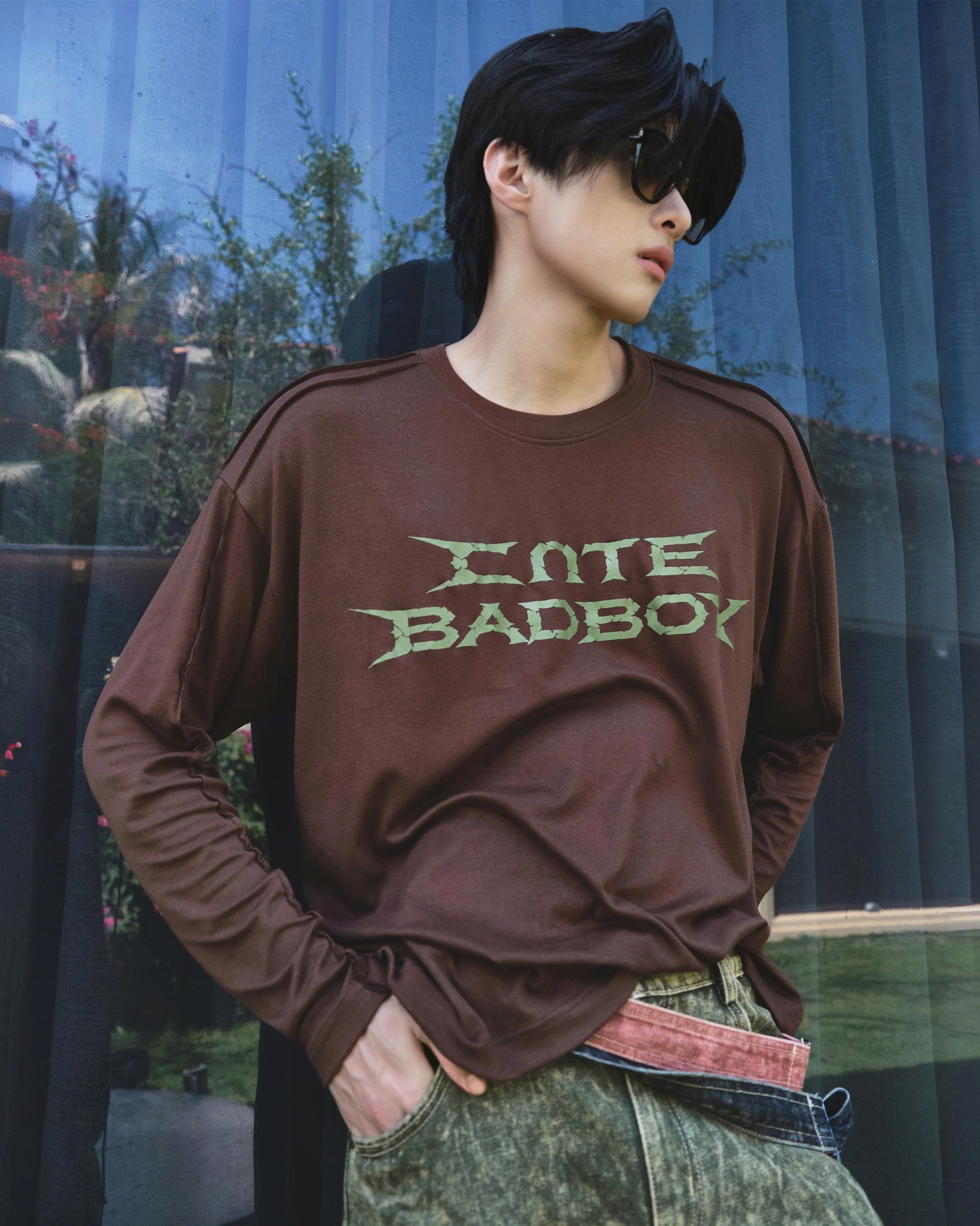 RIOT LONGSLEEVE ( BROWN )