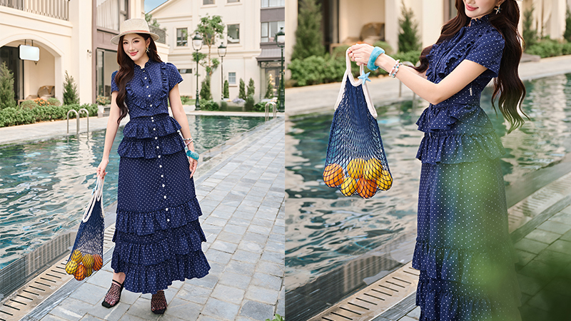 Dotcake - xu hướng họa tiết chấm bi khuấy động thời trang mùa Hè