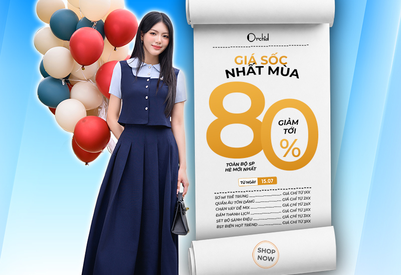 GIÁ SỐC NHẤT MÙA | GIẢM TỚI 80% TOÀN BỘ SP HÈ - DUY NHẤT THÁNG NÀY
