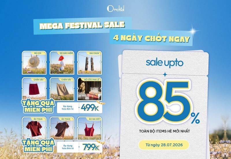 MEGA FESTIVAL SALE | 4 NGÀY VÀNG SĂN SALE