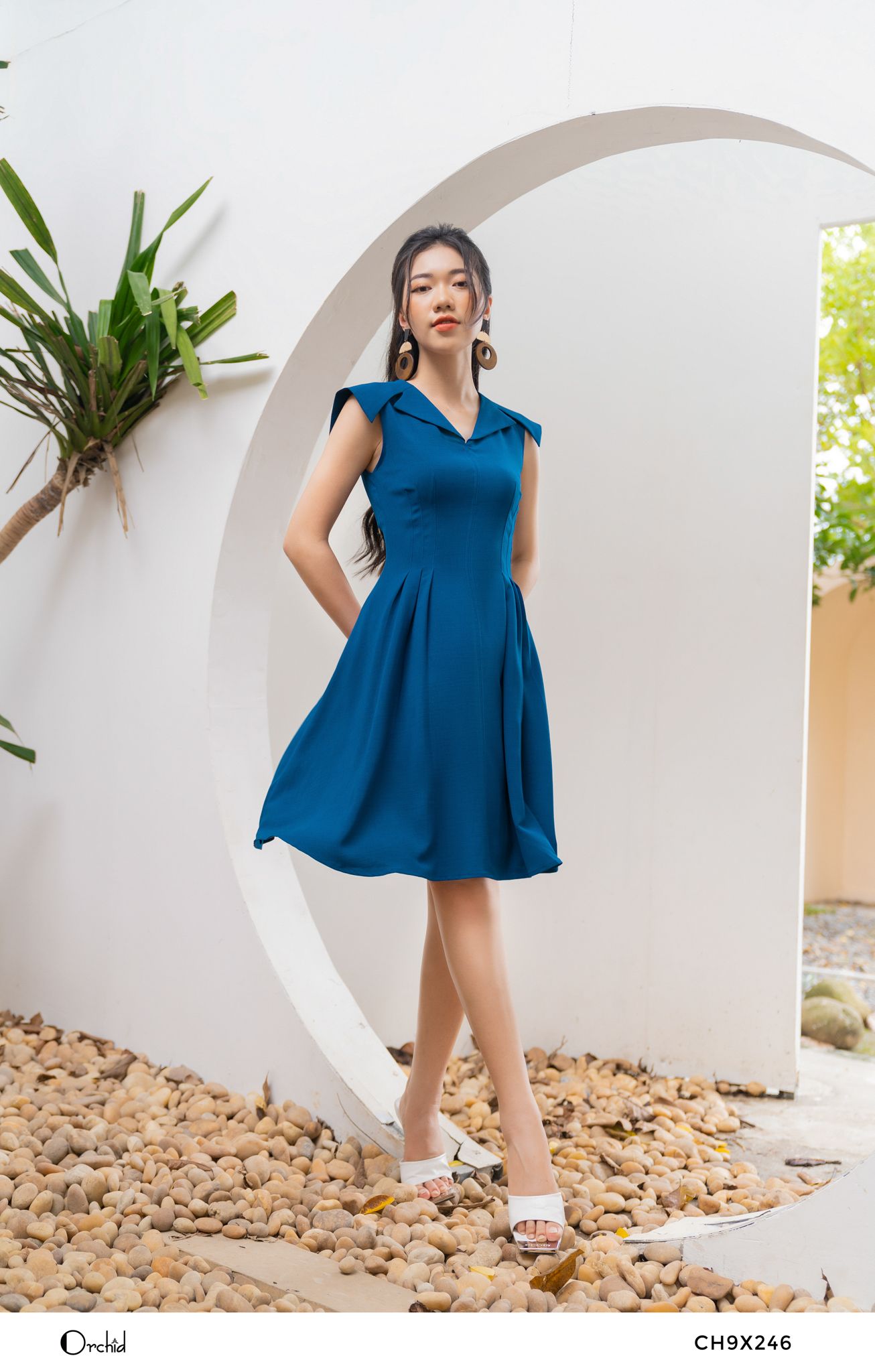 CH9X246 - Đầm gân mềm