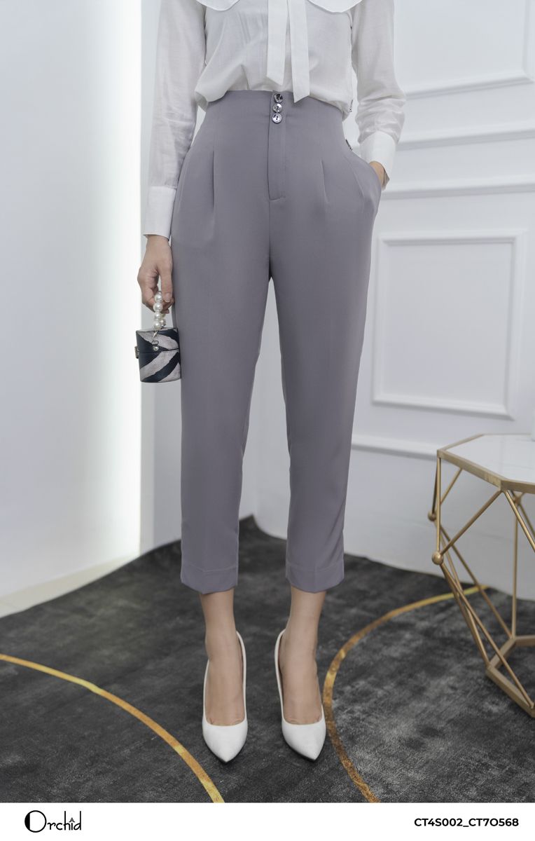 CT7O568 - Quần twill silk