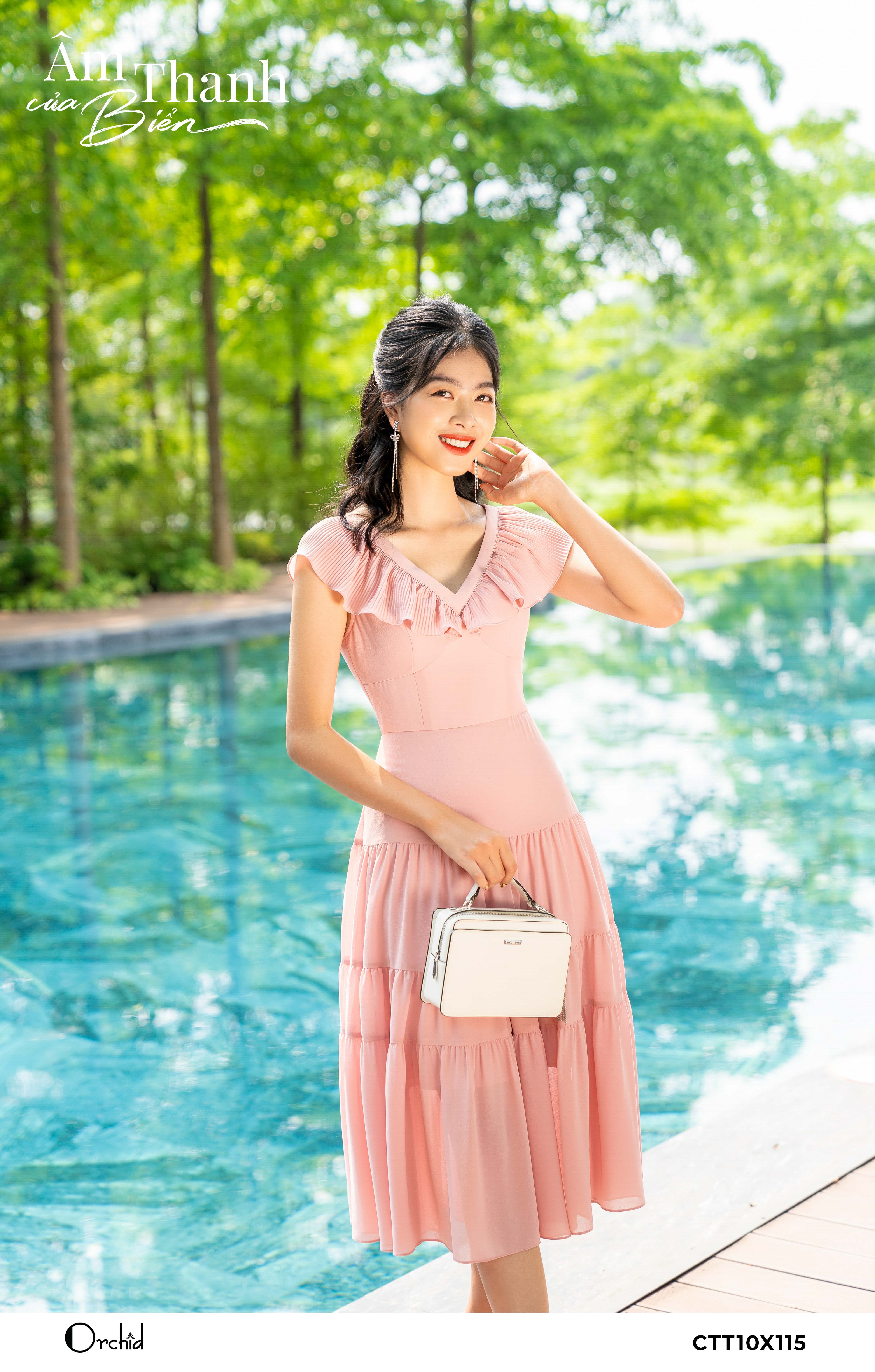 CTT10X115 - Đầm chifon