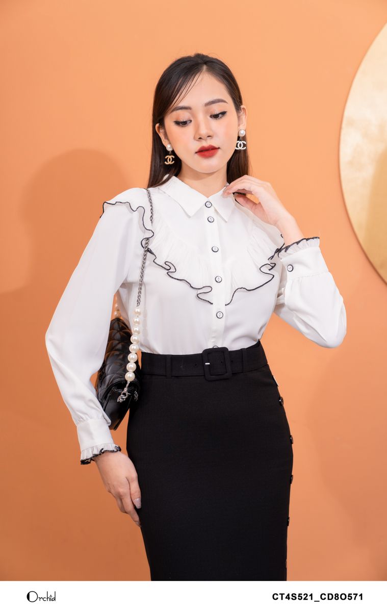 CT4S521 - Aó tằm ý trắng