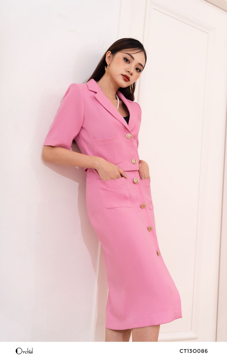 CT13O086- Sét bộ dạ Tweed
