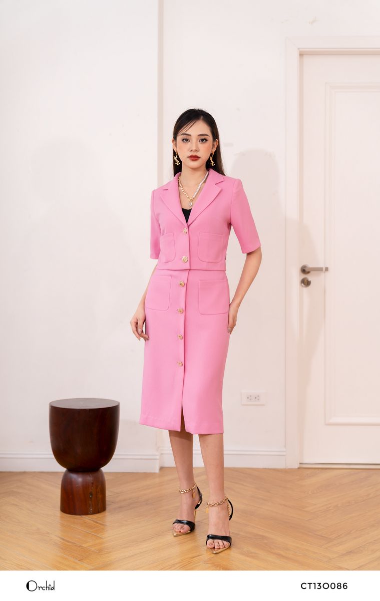 CT13O086- Sét bộ dạ Tweed