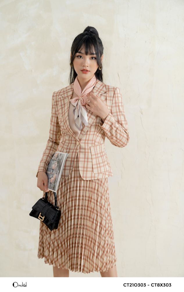 CT21O303- Áo khoác twill silk