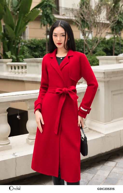 GDC23S315 - Áo mangto dạ cừu