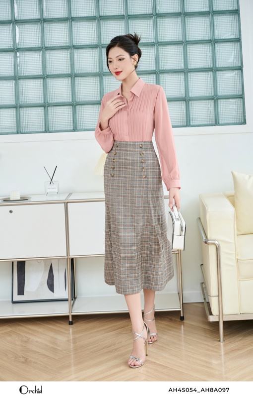 AH8A097 - Juyp twill silk kẻ