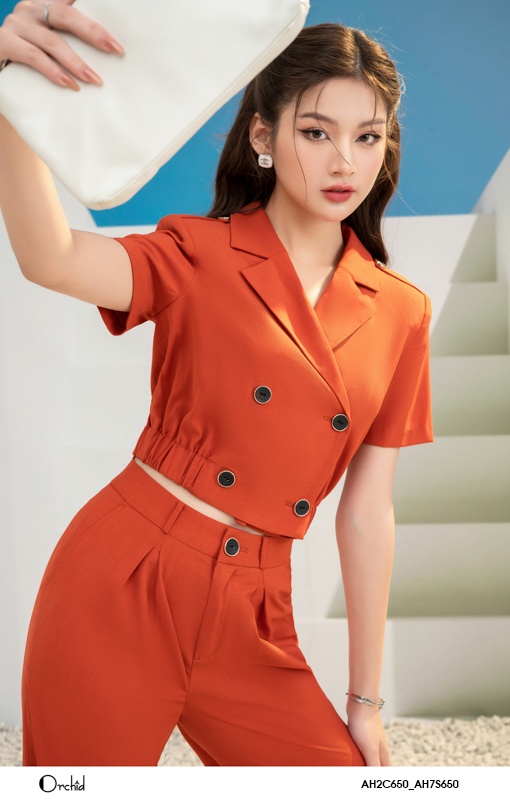 AH2C650 - Áo twill silk