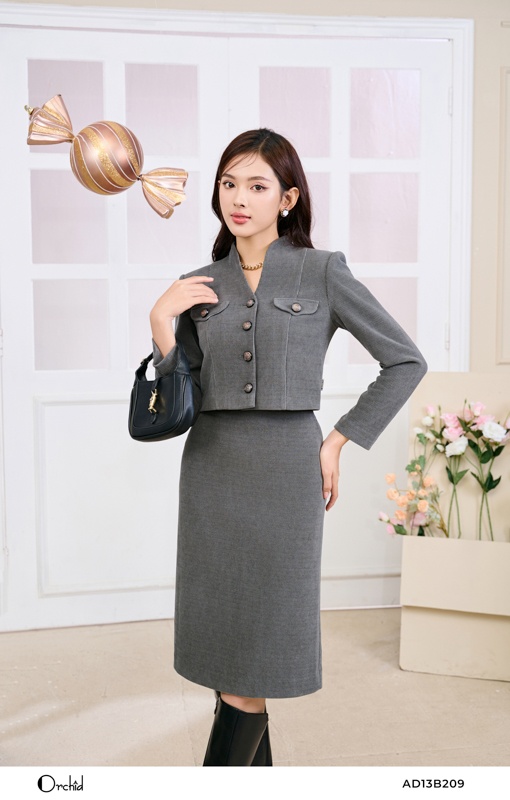 AD13B209- Bộ len nhung