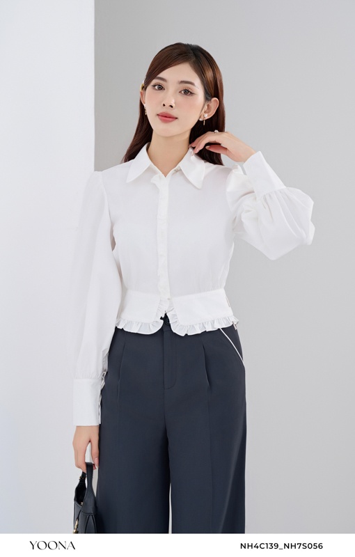 BHN1B304- Áo cotton họa tiết