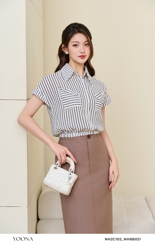 BH2C463- Áo thô họa tiết nhí