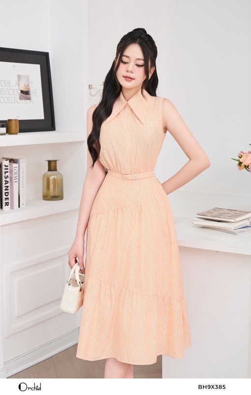 BH9X385- Đầm thô