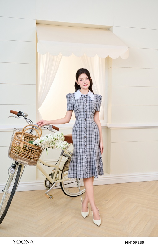 BH2B501 - Áo lụa dập ly