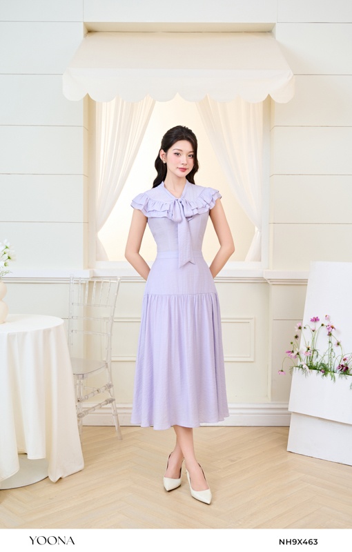 BH10B664- Đầm chéo hàn
