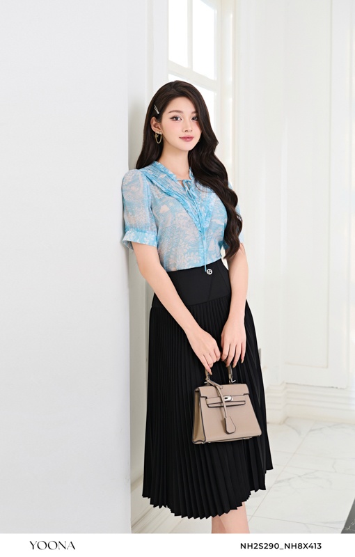 BH2C535- Áo thô nhật kẻ sọc