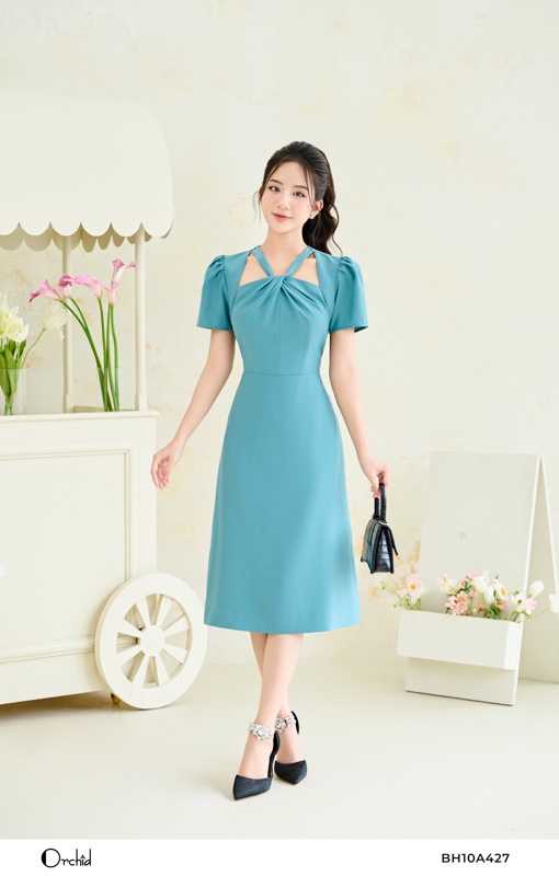 BH10A427- Đầm kate silk