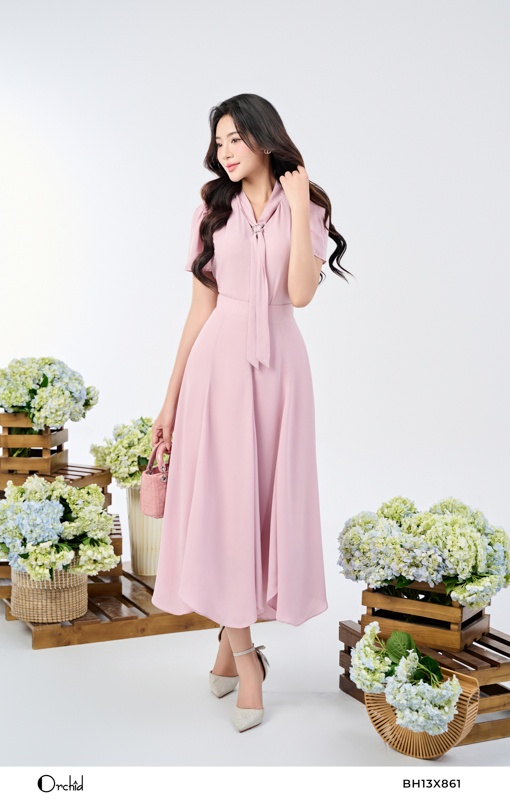 BH13X861- Bộ chiffon chéo