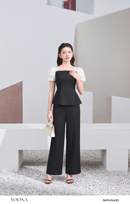 BHN2C566- Áo thô chấm bi nhỏ
