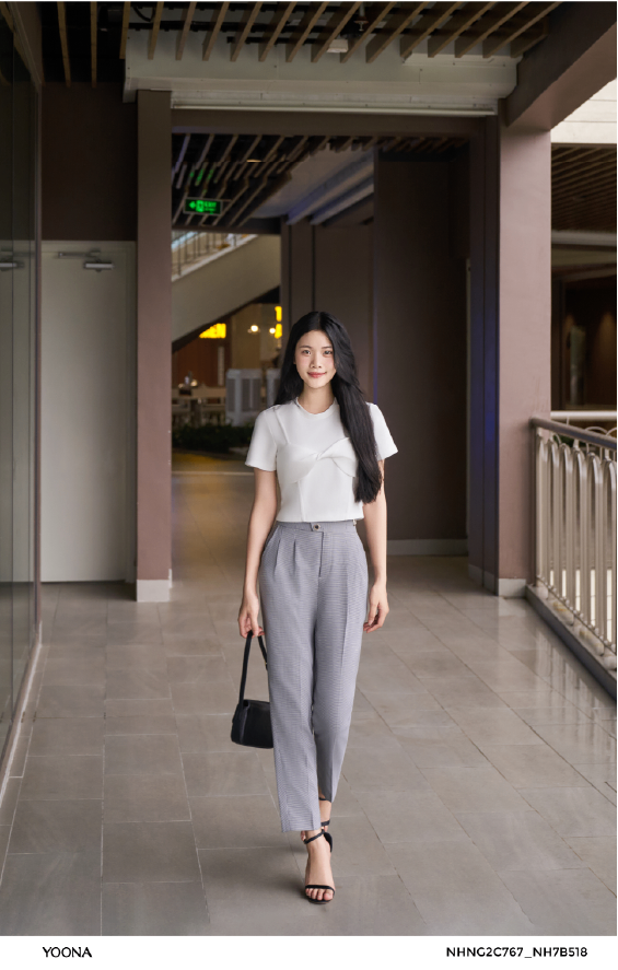 BH7B242- Quần twill silk