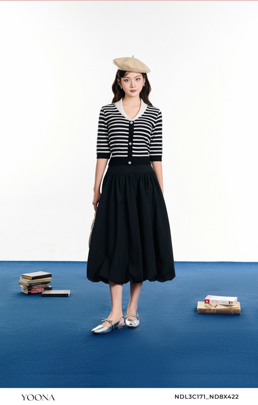 BH14S961- Sét bộ bò lụa - S - Tím than