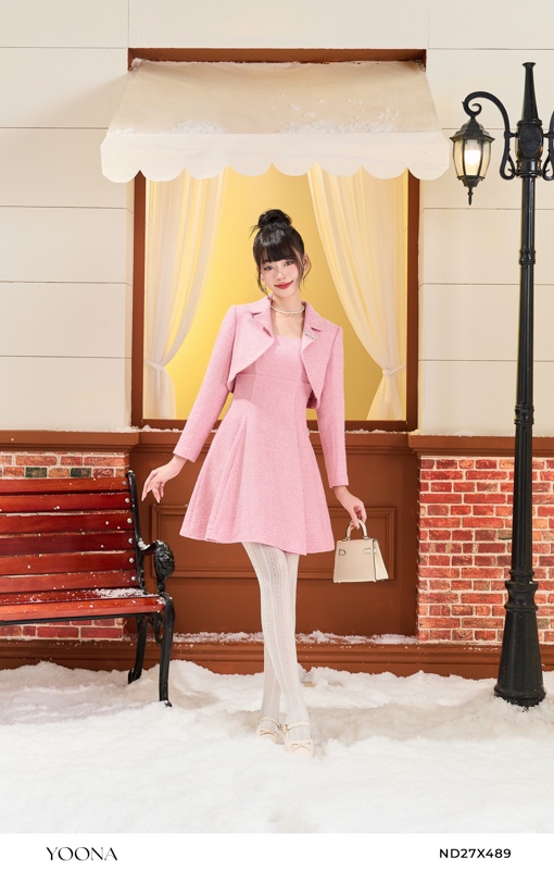 BT12A064 - Đầm twill silk