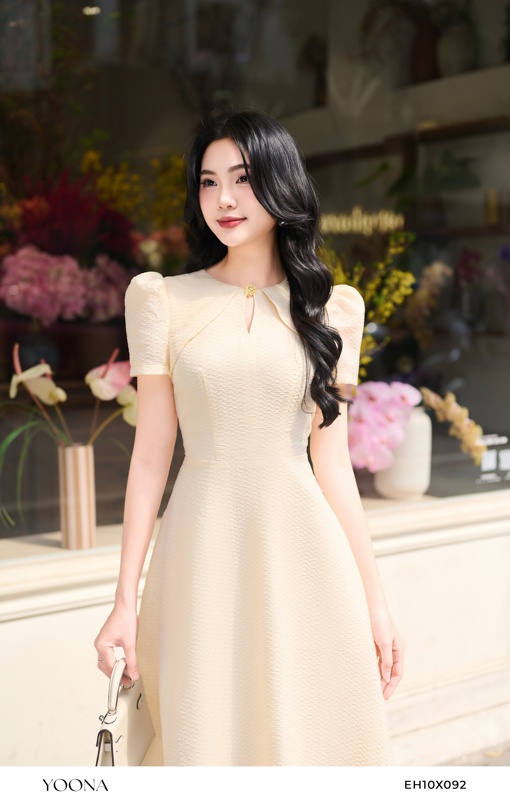 BT26B324 - Sét bộ áo vân hoa 3D