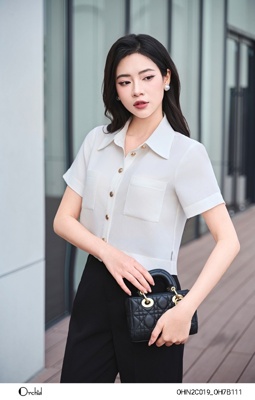 OHN2C019 - Áo lụa sạn