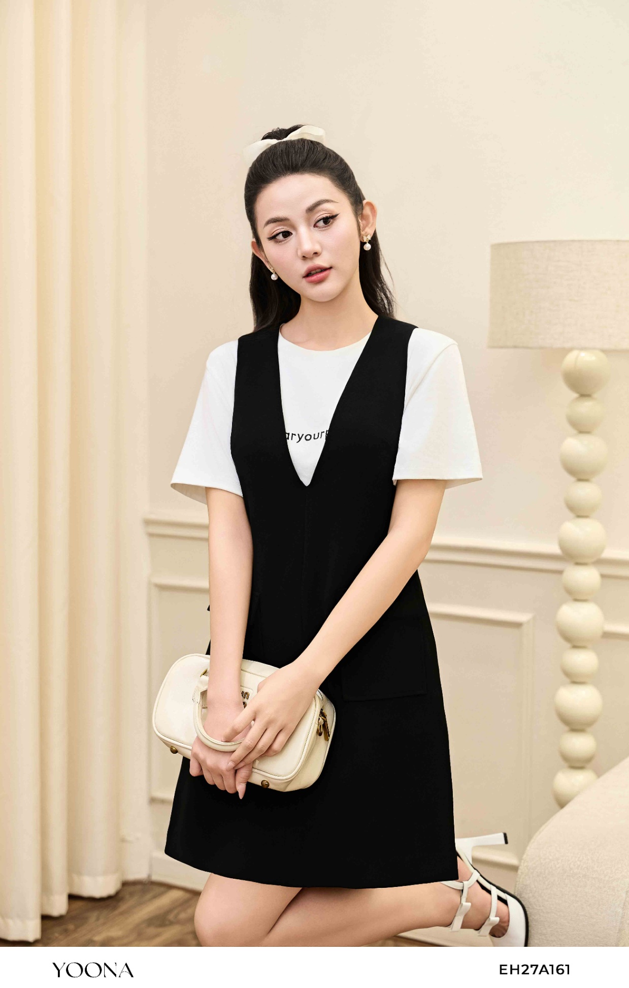 BD12X615 - Đầm dạ tweed