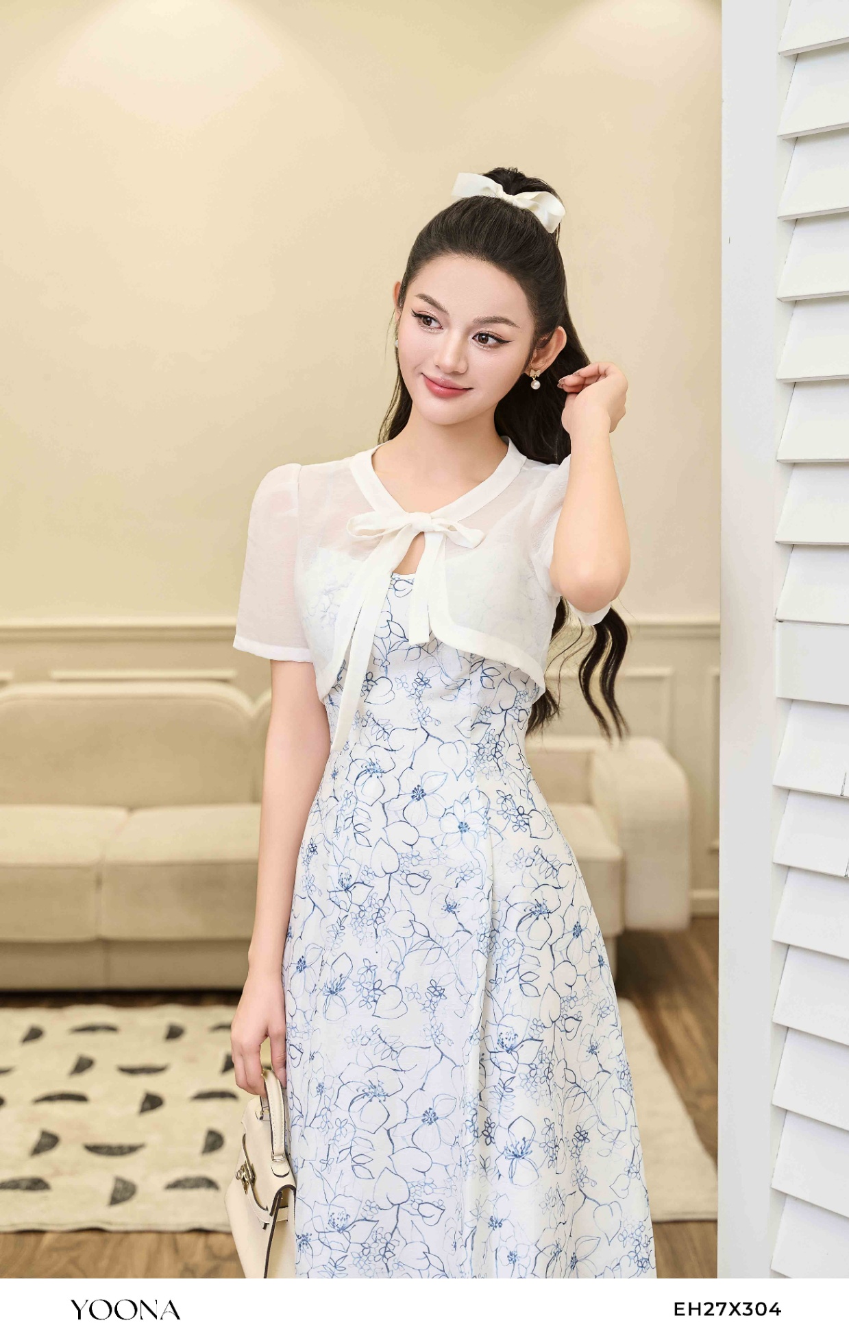 BD12A520 - Đầm dạ tweed